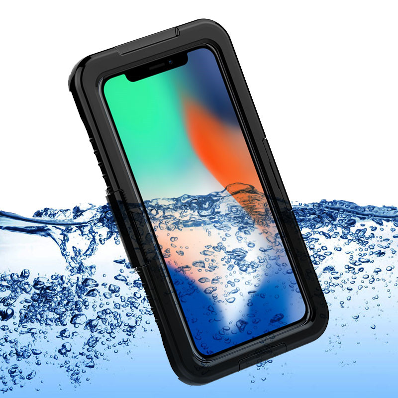 Apple iphone XS Max vodotěsné pouzdro na plavání (černé)